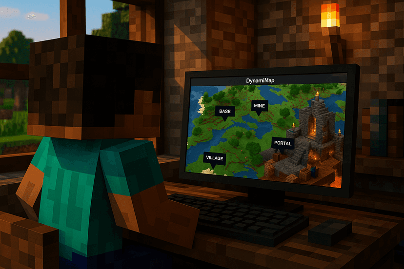 Land Claiming with Dynmap Signs thumbnail